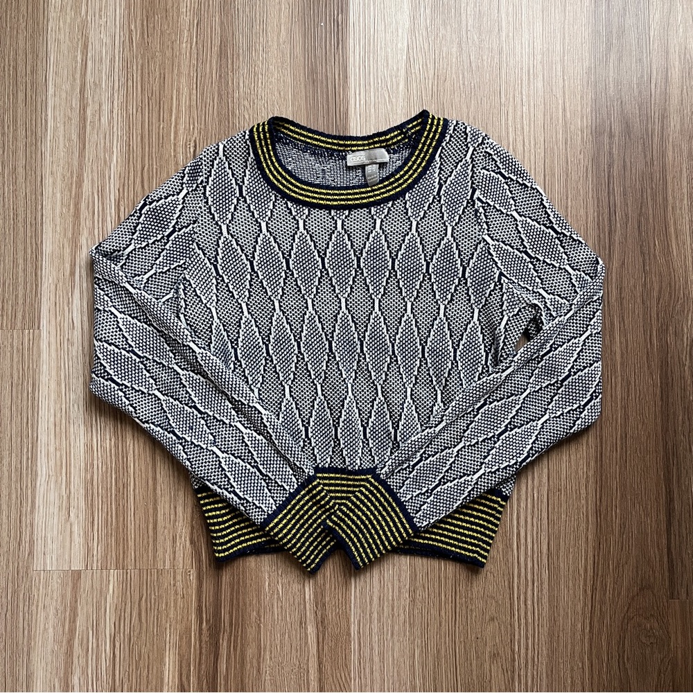 ASOS DESIGN Snake Print Crop Sweater in 6
